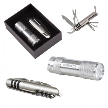 5041 7 Fonksiyonlu Çakı - Led Elfenerli Set