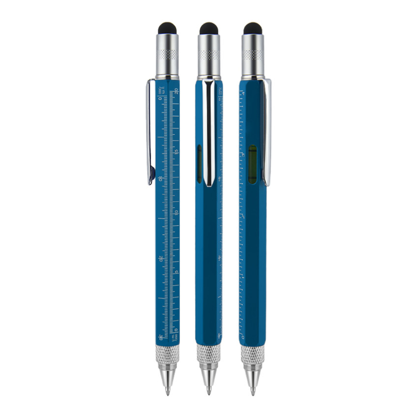 652 Metal Su Terazili - Tornavidalı Touchpen Kalem