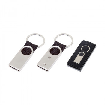 222 Tek Taraflı Metal Suni̇ Deri̇ Anahtarlık