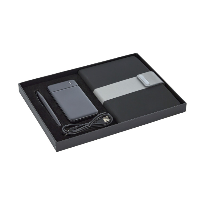 5070 Defter & Kalem & Powerbank Set