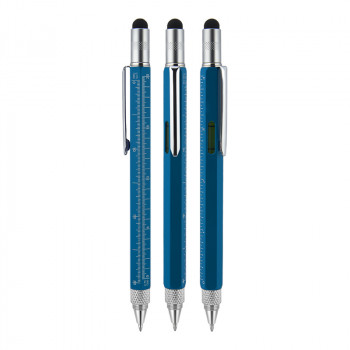 652 Metal Su Terazili - Tornavidalı Touchpen Kalem