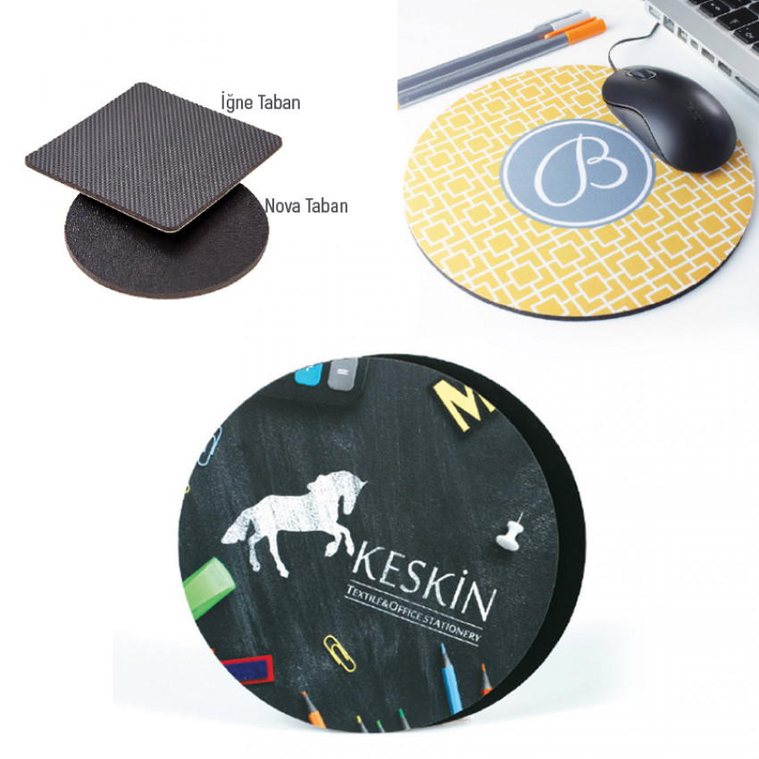 5874 Standart Yuvarlak Mouse Pad