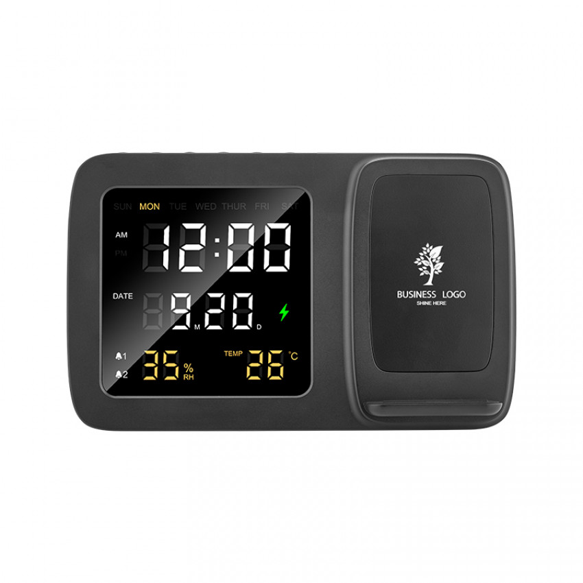 4230 Wireless Şarj Cihazı & Dijital Saat