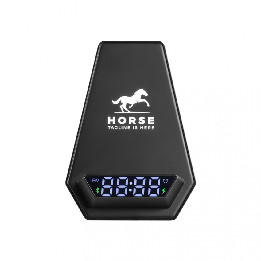 4240 Wireless Şarj & Hoparlör & Dijital Saat