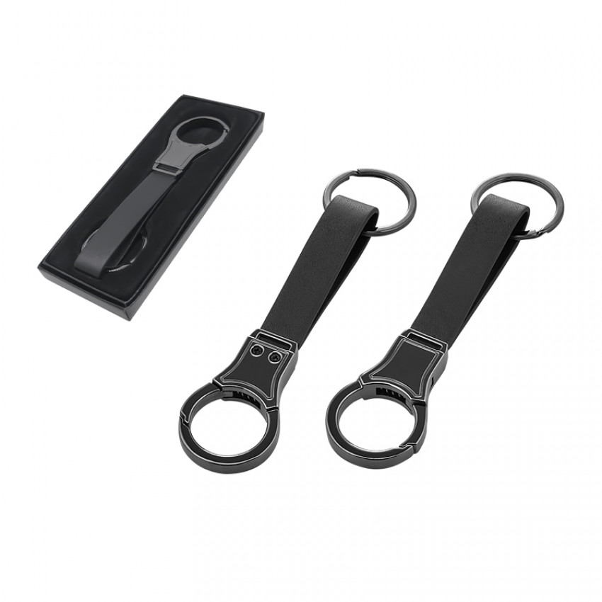 2121 Tek Taraflı Metal Suni̇ Deri̇ Anahtarlık