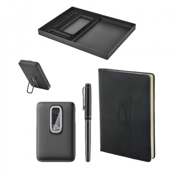 5074 Kalem & Defter & Powerbank Set