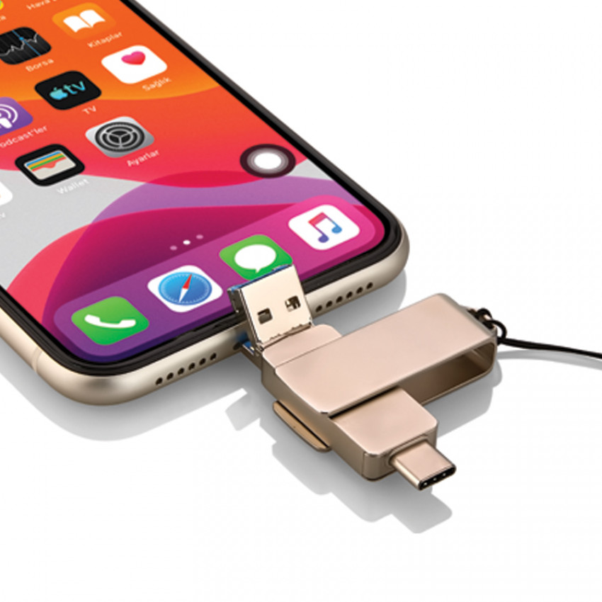 F-202-64 64 GB OTG Usb Bellek