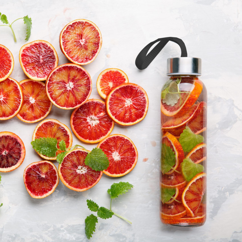 MTR-0213 Cam Matara (Siyah Kılıflı) / 500 ml