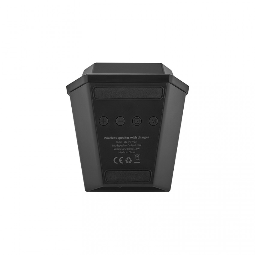 4240 Wireless Şarj & Hoparlör & Dijital Saat