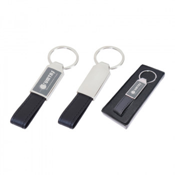 2223 Tek Taraflı Metal Suni̇ Deri̇ Anahtarlık