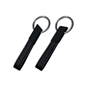 2411 Çift Taraflı Metal Suni̇ Deri̇ Anahtarlık