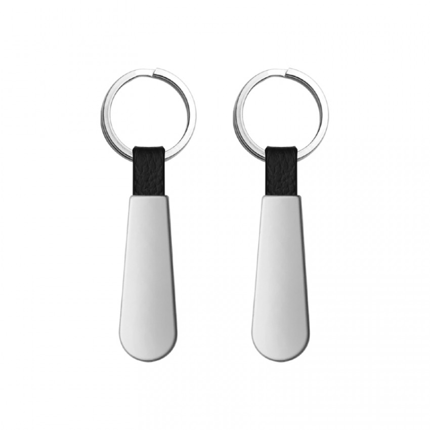 2418 Çift Taraflı Metal Suni̇ Deri̇ Anahtarlık