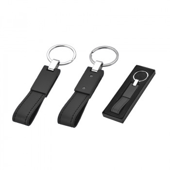 2204 Tek Taraflı Metal Suni̇ Deri̇ Anahtarlık