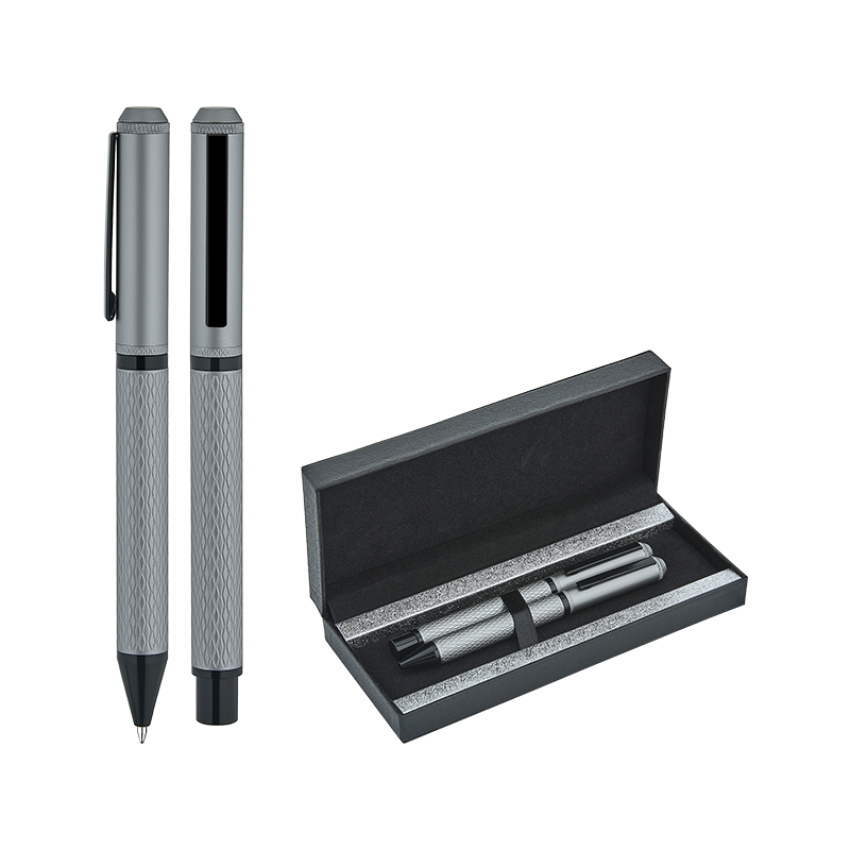 1254-RT Metal Roller & Tükenmez Kalem Seti